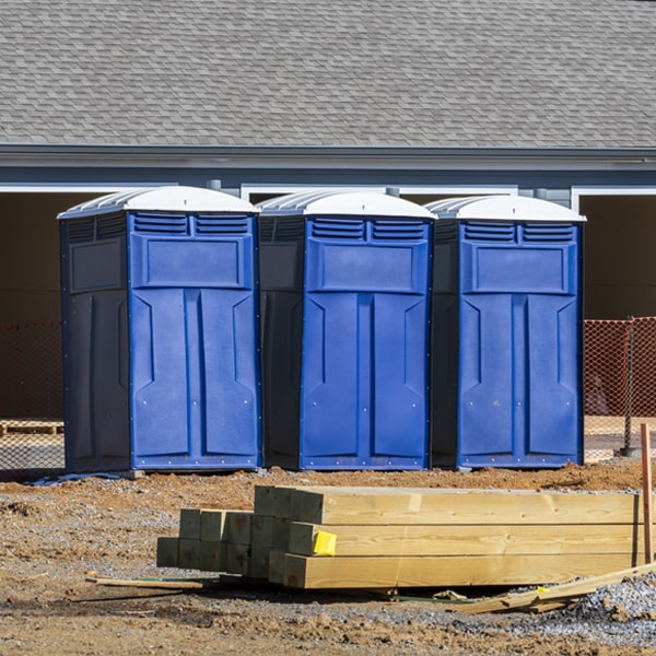 is there a specific order in which to place multiple porta potties in Verbank